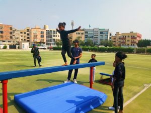 Karachi’s young gymnasts showcase talent at all-female championship 1